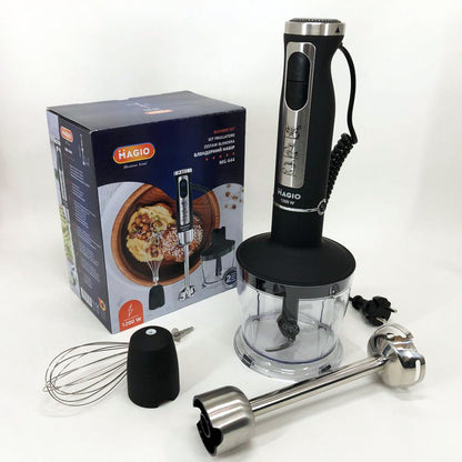 Блендер-измельчитель погружной MAGIO MG-644 1200 Вт, блендер для дома, блендер для кухни, электрический