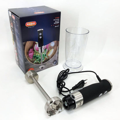 Блендер погружной MAGIO MG-647, мощный блендер, портативный блендер, блендер для дома, блендер для кухни