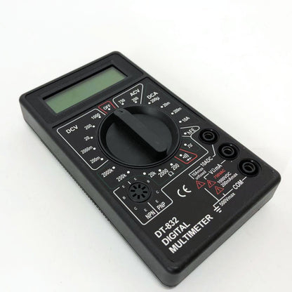 Мультиметр цифровой тестер Digital DT-832 со звуковой прозвонкой, тестер напряжения цифровой