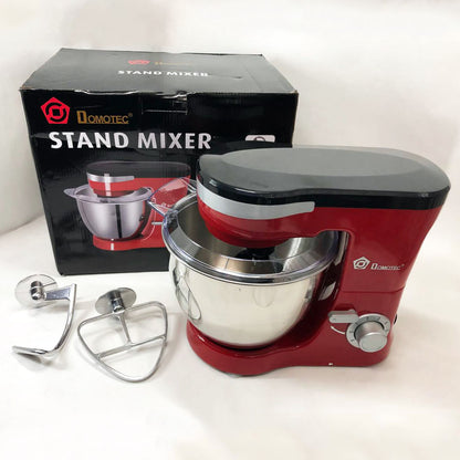 Миксер-тестомес планетарный Domotec MS-1368 на 6 скоростей 3 насадки чаша 4 л 1500 W