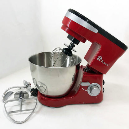 Миксер-тестомес планетарный Domotec MS-1368 на 6 скоростей 3 насадки чаша 4 л 1500 W