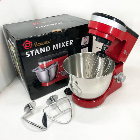 Миксер-тестомес планетарный Domotec MS-1368 на 6 скоростей 3 насадки чаша 4 л 1500 W