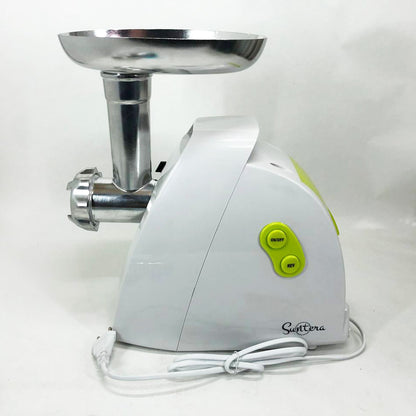 Мясорубка Suntera SMG-5425W, мясорубка-соковыжималка, электрическая мясорубка с насадками для дома