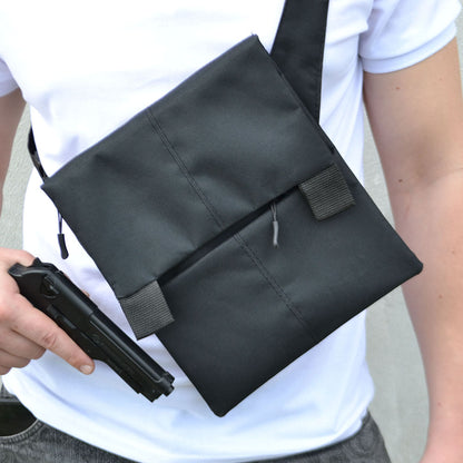 Набор: Сумка с кобурой + фонарь тактический POLICE BL-X71-P50