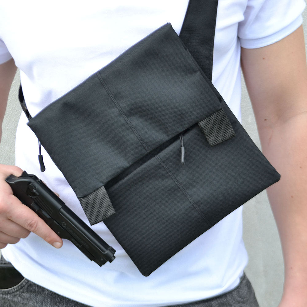 Борсетка сумка через плече, Чоловічі сумки через плече, Месенджер тканинний, Сумка кобура наплічна