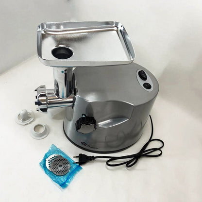 Профессиональная мясорубка DOMOTEC MS-2021S из нержавеющей стали 3000 Вт, мясорубка электрическая металл