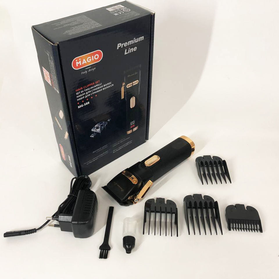 Машинка для стрижки Magio MG-588, Бритва триммер для мужчин, Машинка для стрижки головы