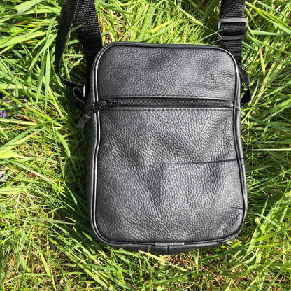 Качественная мужская сумка из натуральной кожи, сумка мессенджер, барсетка кожаная, сумка через плечо