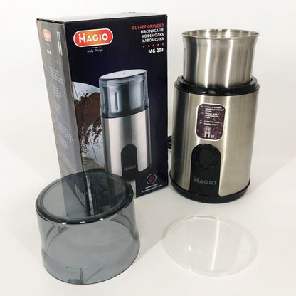 Кофемолка MAGIO MG-201 200 Вт, машинка для помола кофе, кофемолка мини, электрическая кофемолка для турки