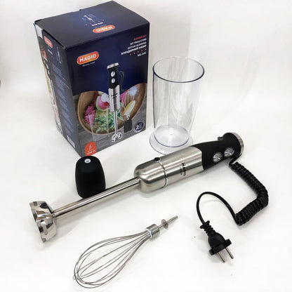 Блендер погружной 3в1 Magio MG-645 1200 Вт, миксер блендер ручной, блендер для молочных коктейлей