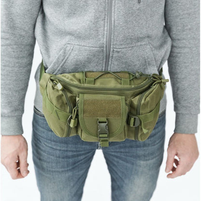 Сумка поясная тактическая / Мужская сумка на пояс / Армейская сумка. Цвет: зеленый