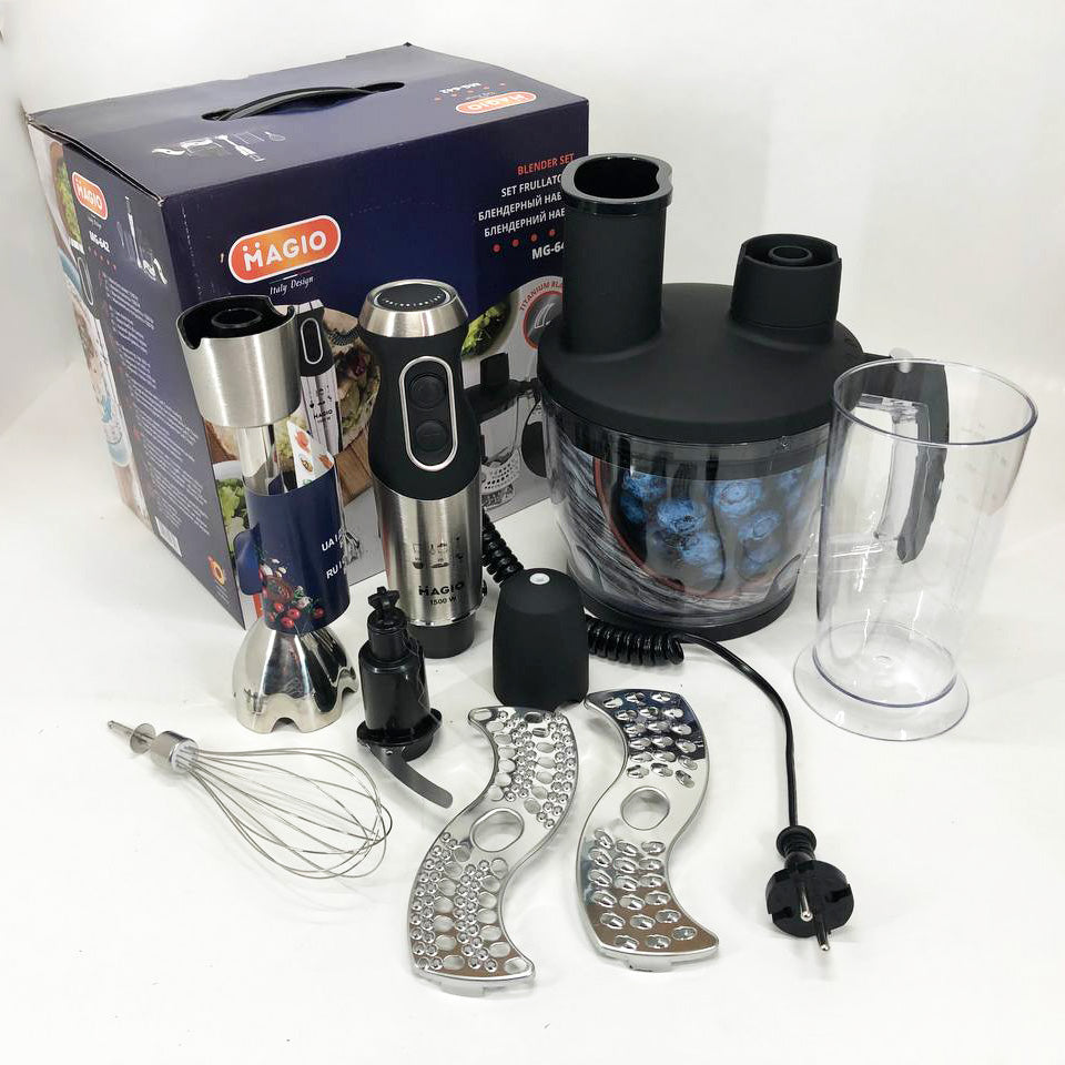 Блендер MAGIO MG-642, блендер для детского пюре, блендер для дома, блендер для кухни, электрический