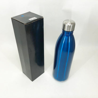 Термос UNIQUE UN-1024 1 л, Хороший небольшой термос, Качественный термос для дома. Цвет: синий