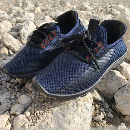 Спортивные кроссовки мужские летние 40 размер. Летние кроссовки сетка сеточка мужские. Модель 32591. Цвет: синий