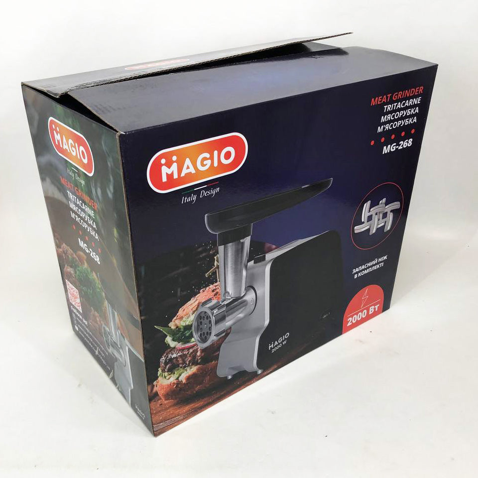 Мясорубка Magio MG-268 N 2000 Вт мясорубка для мяса электромясорубка для шинковки электромясорубка для дома