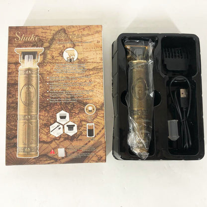 Машинка для стрижки волос профессиональная триммер для бороды окантовочная машинка Shuke 3W SK-8017