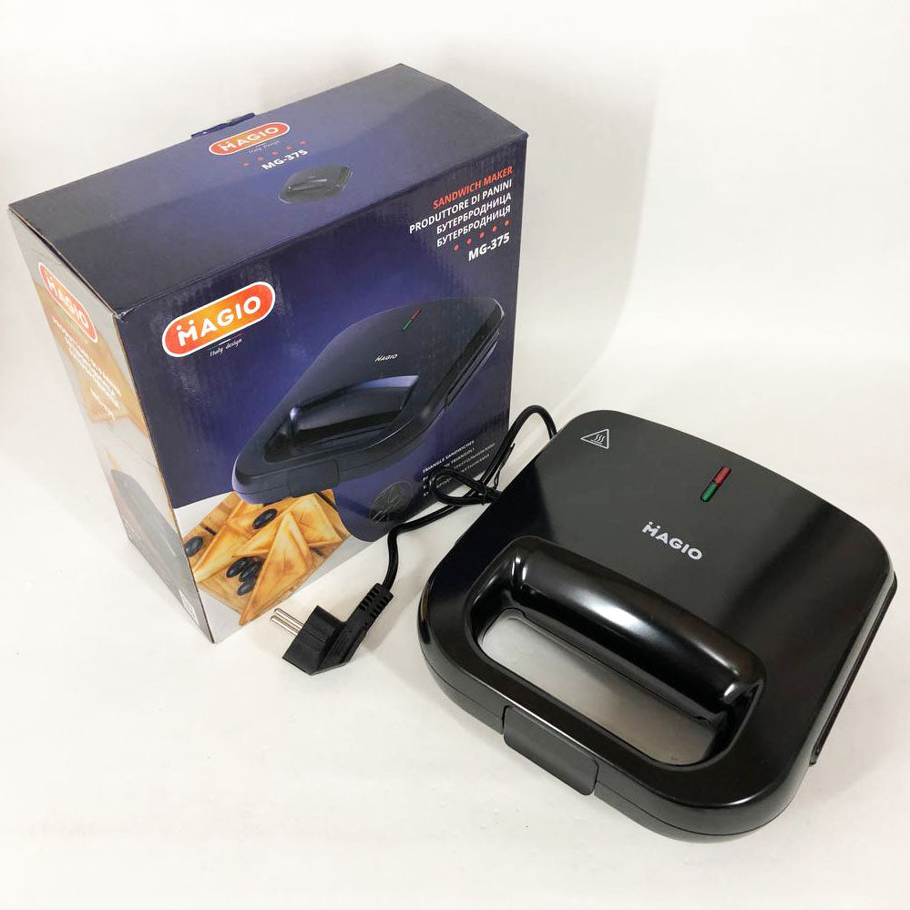 Бутербродница сендвичница MAGIO MG-375, электробутербродница, бутербродница электрическая