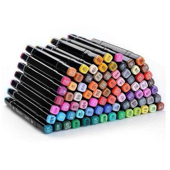 Набор скетч маркеров для рисования Touch 120 шт двусторонние профессиональные фломастеры для художников