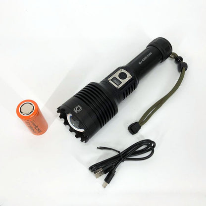 Фонарик Bailong BL-G200-P360, 5 режимов, Zoom, алюминиевый корпус, режим павербанка, фонарь ручной мощный