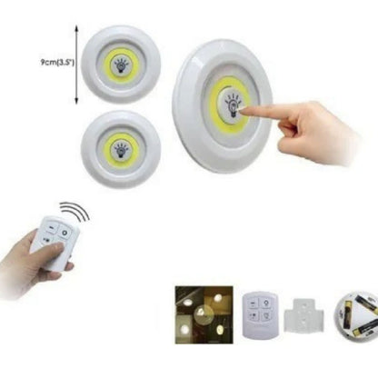 Набор из трёх LED Ламп BAILONG BL-1012 с Пультом и Таймером Отключения Два Режима Яркости