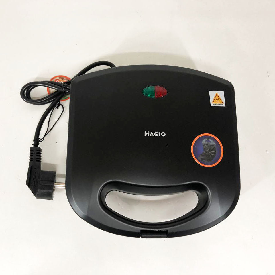 Бутербродница сэндвичница MAGIO MG-360N 700 Вт, электробутербродница, электрическая сэндвичница