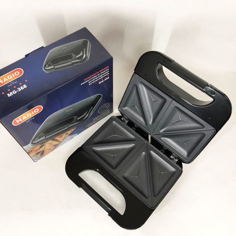 Бутербродница Magio MG-368, электрическая сэндвичница, бутербродница электрическая