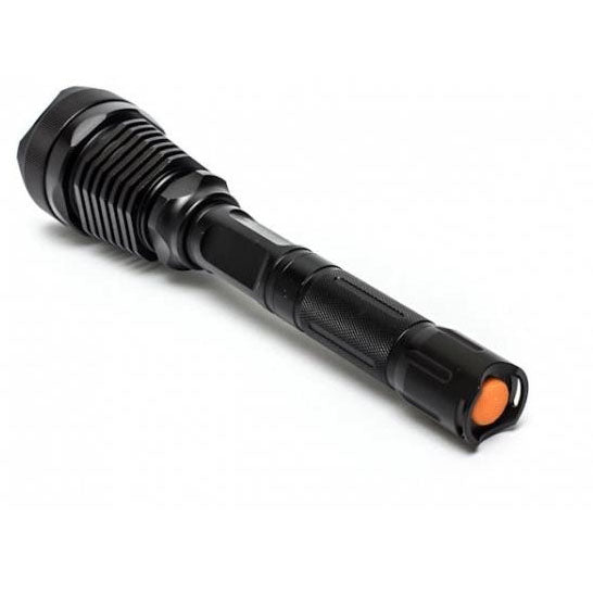 Фонарь тактический Police Q2800-T6 18650 х 2, заряжается от сети 220В и авто ЗУ 12В, выносная кнопка