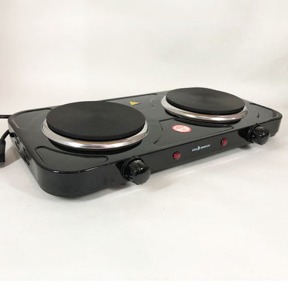 Настольная плита электрическая Sea Breeze SB-064 2000 Вт, переносная настольная электроплита. Цвет: черный