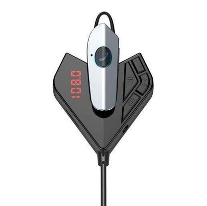 Трансмиттер FM V11 BT с Bluetooth гарнитурой модулятор, блютуз фм передатчик для автомагнитолы