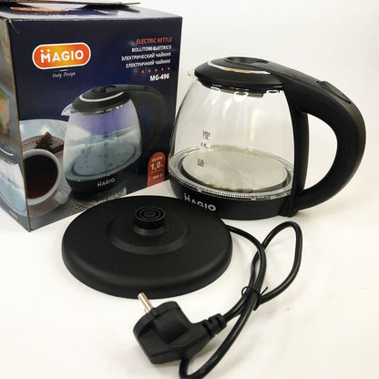 Электрочайник Magio MG-496 1 л 900 Вт, Качественный электрический чайник для дома, Красивый электрочайник