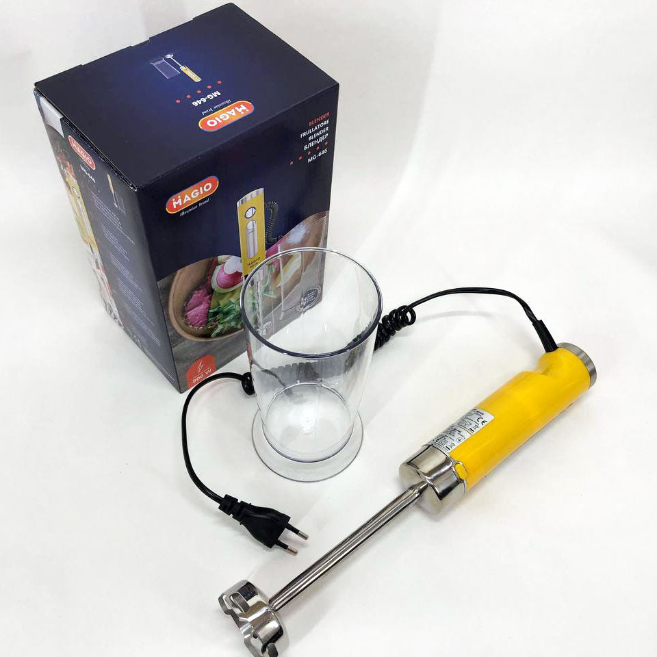 Блендер погружной Magio MG-646 800 Вт, портативный блендер для смузи, мощный блендер