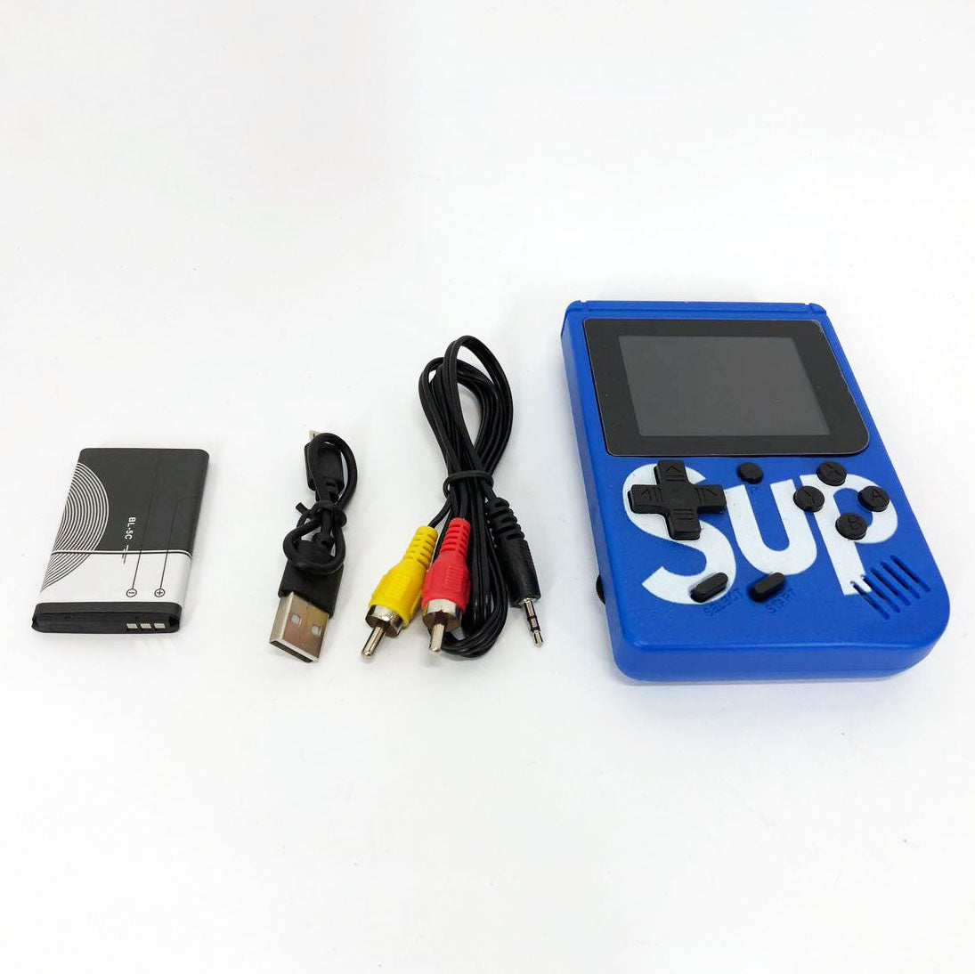 Игровая приставка консоль Sup Game Box 500 игр, Ретро приставка денди, Тетрис приставка. Цвет: синий