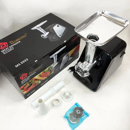 Электрическая мясорубка Domotec MS-2022, электромясорубка для дома, мясорубка для домашней колбасы