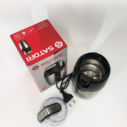 Кофемолка SATORI SG-2510-SL, электрическая кофемолка измельчитель, кофемолка мощная, измельчитель зерен