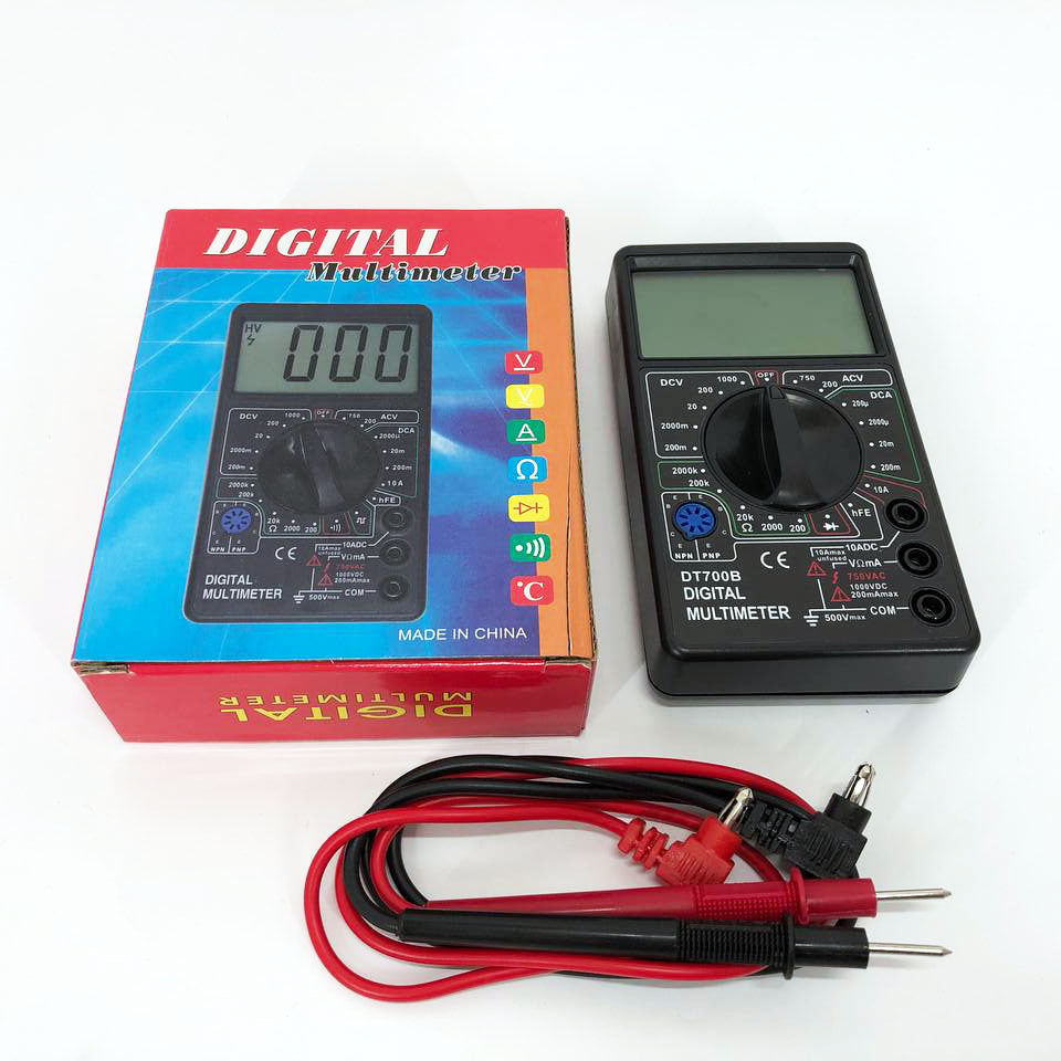 Цифровой мультиметр Digital DT700B c большим дисплеем, тестер для измерения напряжения, качественный