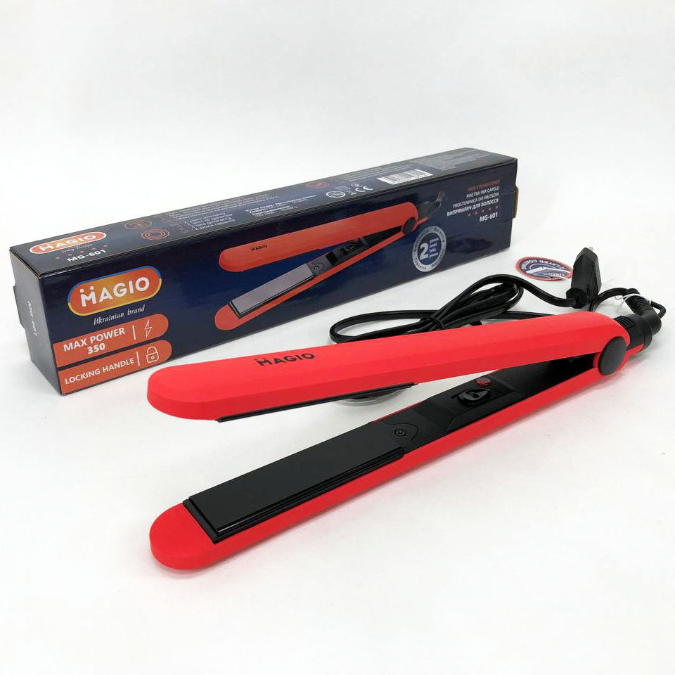 Щипцы для волос MAGIO MG-601, утюжок для волос с терморегулятором, гофре плойка утюжок для волос
