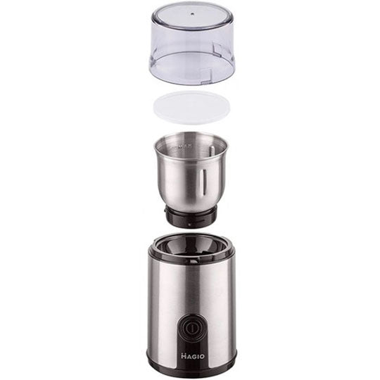 Кофемолка MAGIO MG-201 200 Вт, машинка для помола кофе, кофемолка мини, электрическая кофемолка для турки