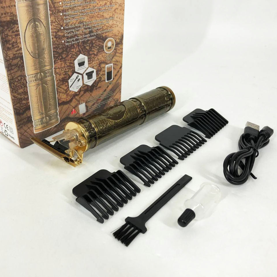 Машинка для стрижки волос профессиональная триммер для бороды окантовочная машинка Shuke 3W SK-8017