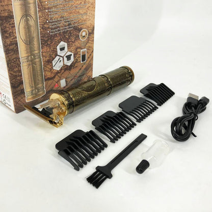 Машинка для стрижки волос профессиональная триммер для бороды окантовочная машинка Shuke 3W SK-8017