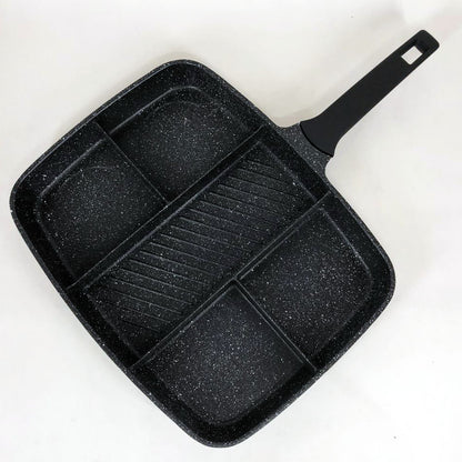 Сковорода с гранитным покрытием 5в1 UNIQUE UN-4021 38*31см антипригарная