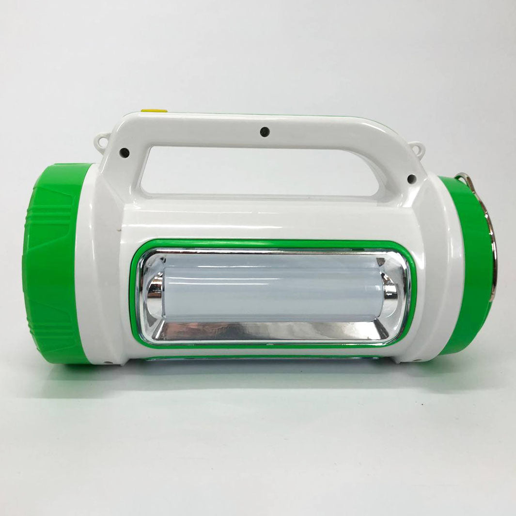 Фонарь переносной кемпинг 6088-LED+COB с функцией PowerBank, кемпинговый светильник. Цвет: зеленый