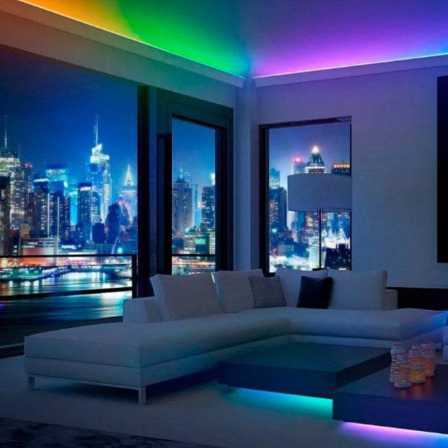 Светодиодная лента SMD 5050 RGB LED 2 м IP65 с пультом и блоком питания USB, 2м, Лента светодиодная 5050