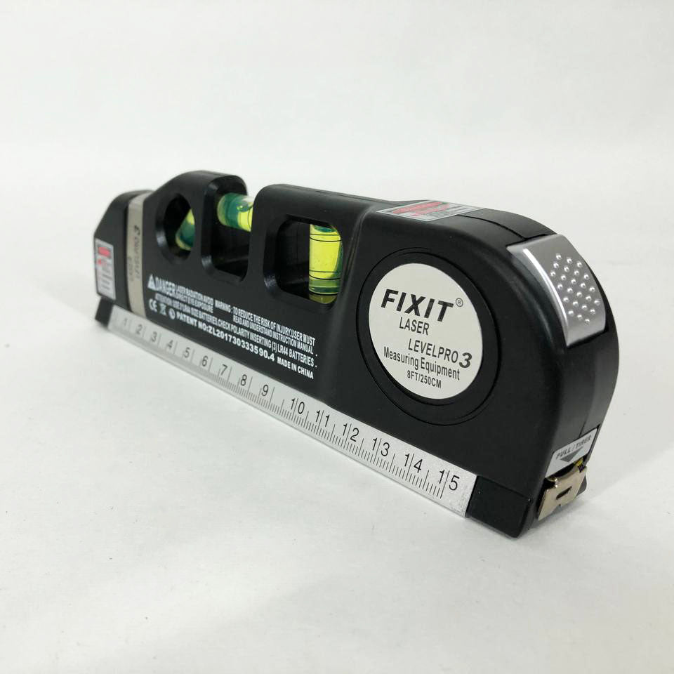 Лазерный уровень Laser Level Pro 3 со встроенной рулеткой, Высокоточный лазерный уровень