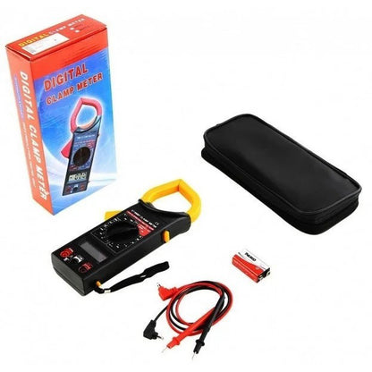 Цифровой Мультиметр DT 266C DIGITAL Токовые клещи мультитестер тестер, Тестер для электрика