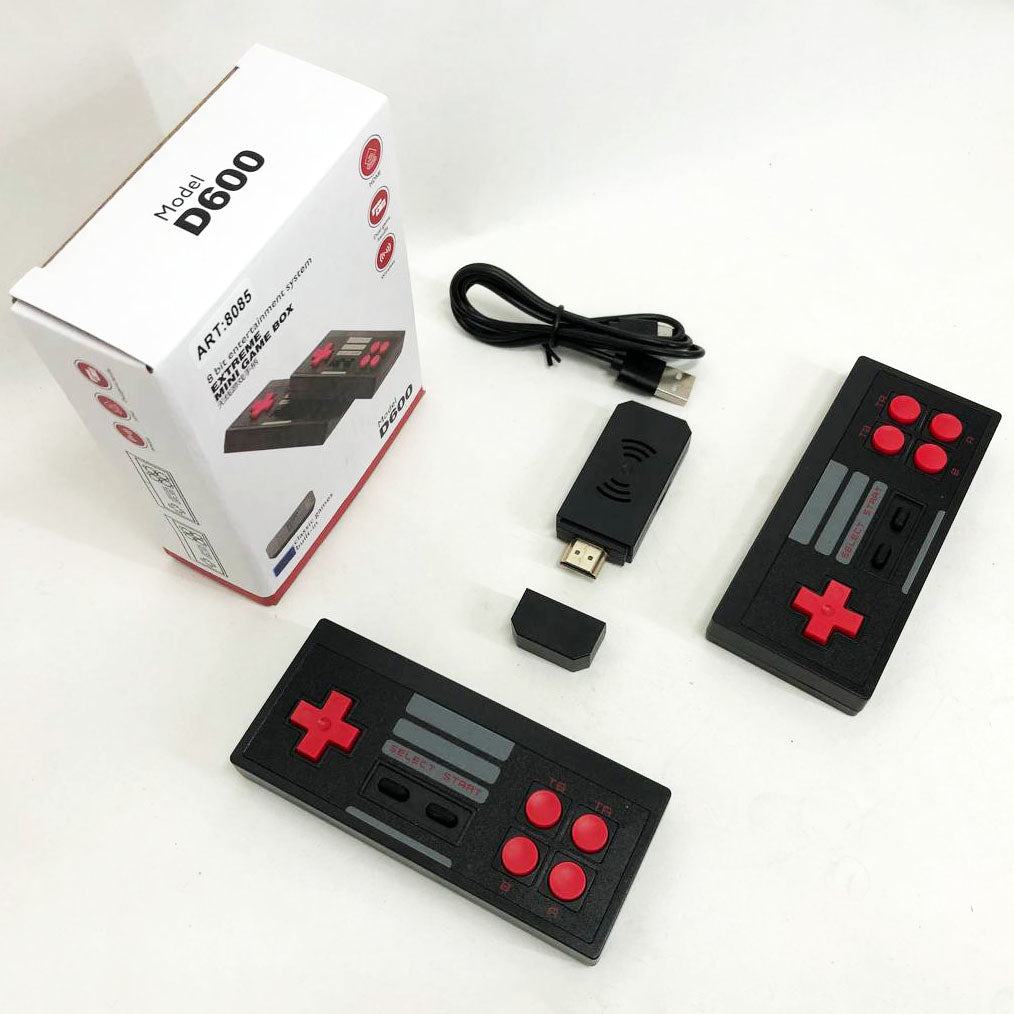 Приставка игровая Mini Game Box D600 HDMI игровая консоль, приставка 8 бит для детей, приставки денди