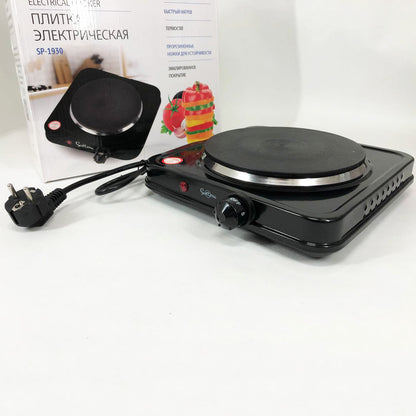 Плита электрическая Suntera SP-1930, плита бытовая, плита домашняя. Цвет: черный