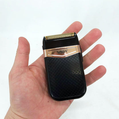 Электробритва VGR V-331, шейвер бритва триммер для стрижки усов и бороды профессиональная мужская бритва