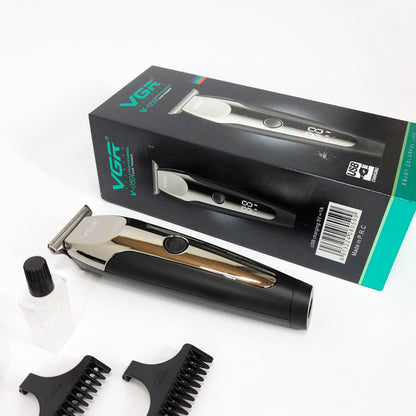 Аккумуляторная машинка для стрижки VGR V-059, беспроводная электробритва, машинка для стрижки для дома