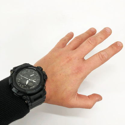 Часы наручные мужские SKMEI 1343BK BLACK, часы тактические противоударные. Цвет: черный
