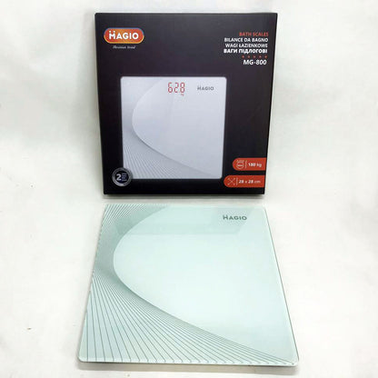 Весы напольные электронные стекло Magio MG-800, Весы для взвешивания людей, Весы бытовые напольные